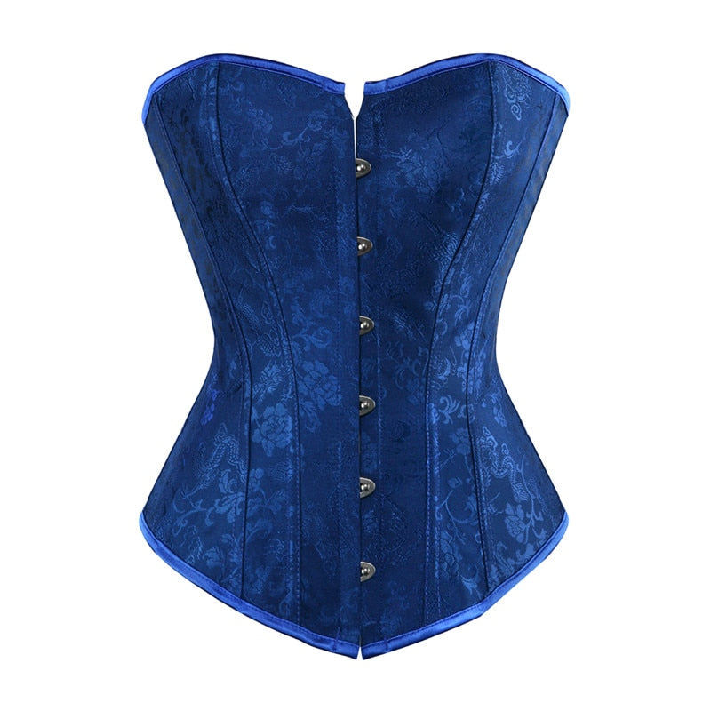 Corset Top for Women Lingerie Sexy Bustiers Overbust Gothic Clothes Halloween Vintage Plus Size Espartilho Mujer Black White