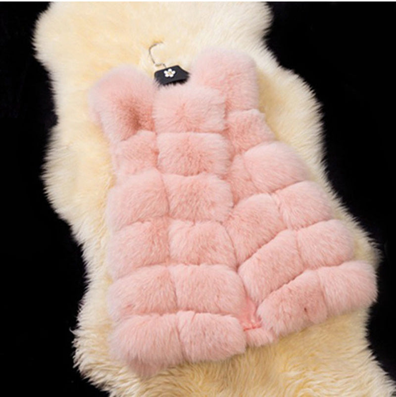Faux Fur Long Vest