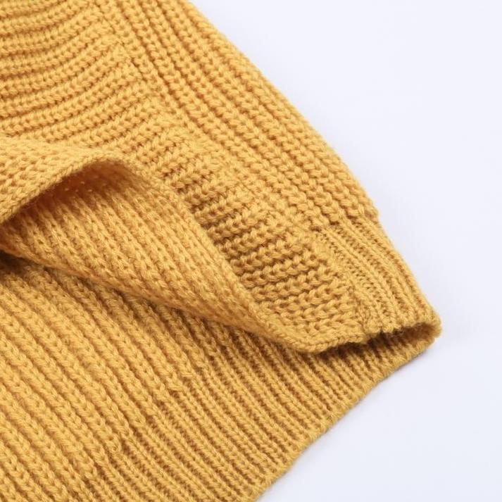 V Neck Cross Knitting Winter Sweater