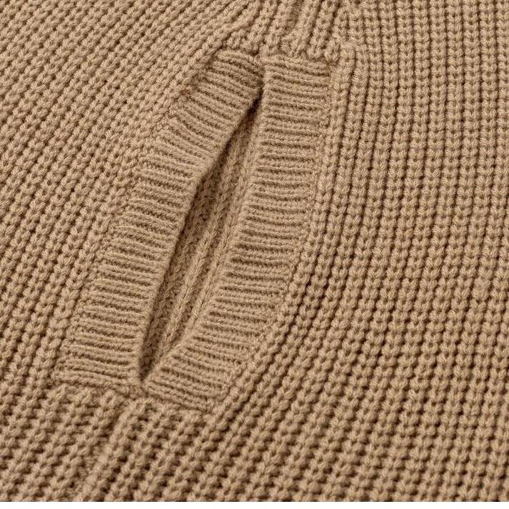 Knitted Turtleneck Pullover Cloak Sweater
