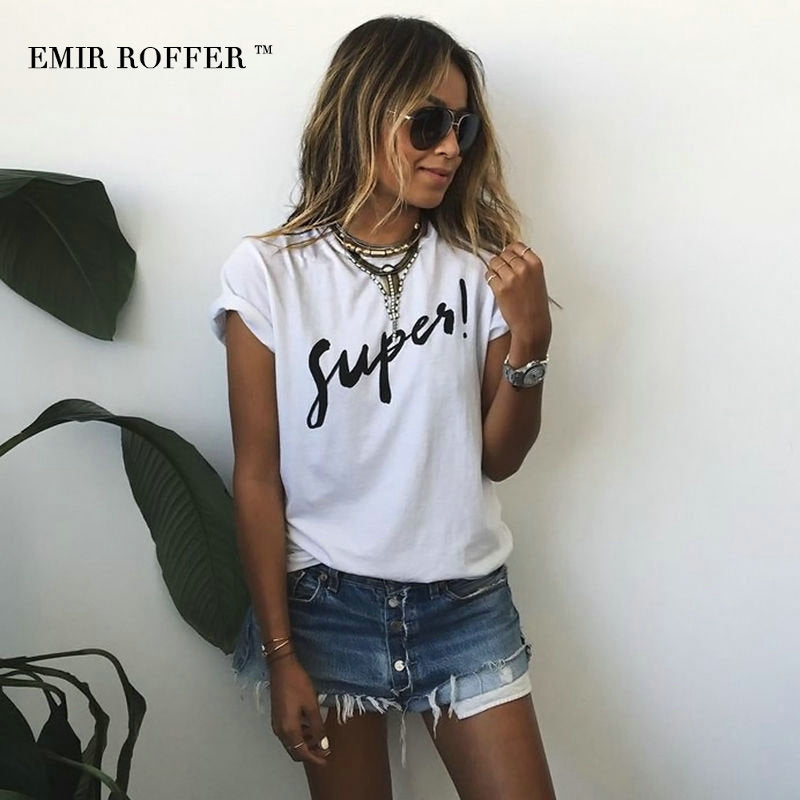 Eyelash Red Lips & Super Summer Print T-Shirts