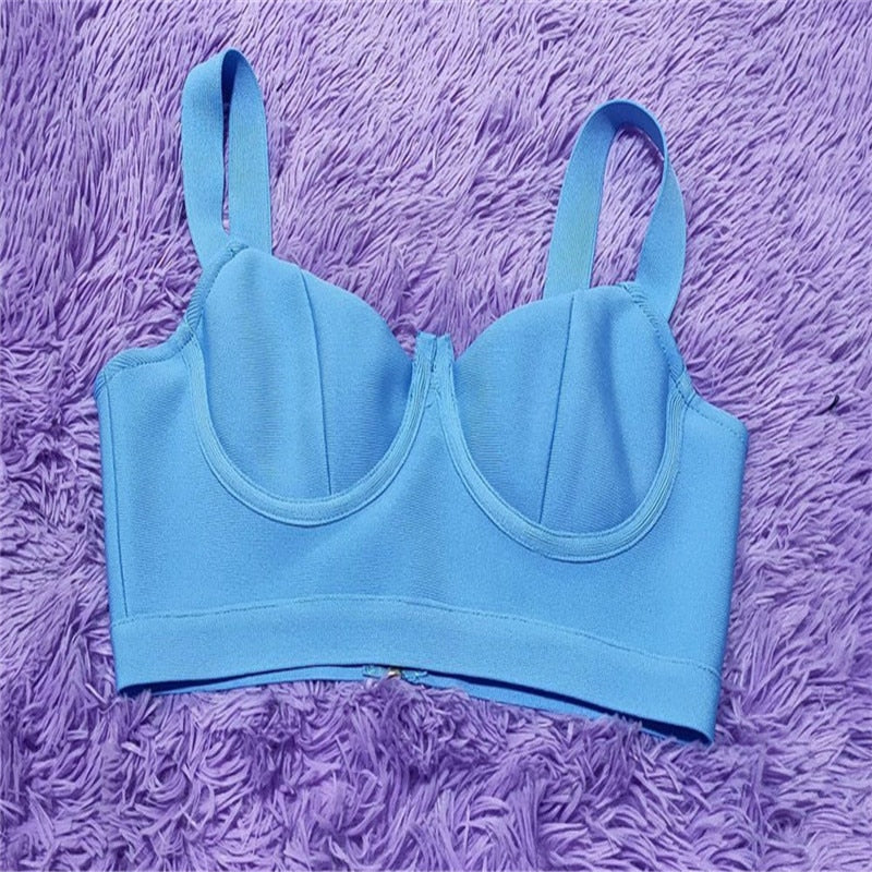 High quality Two Pieces Set Rayon Bandage Set Evening Party Sexy Outfit