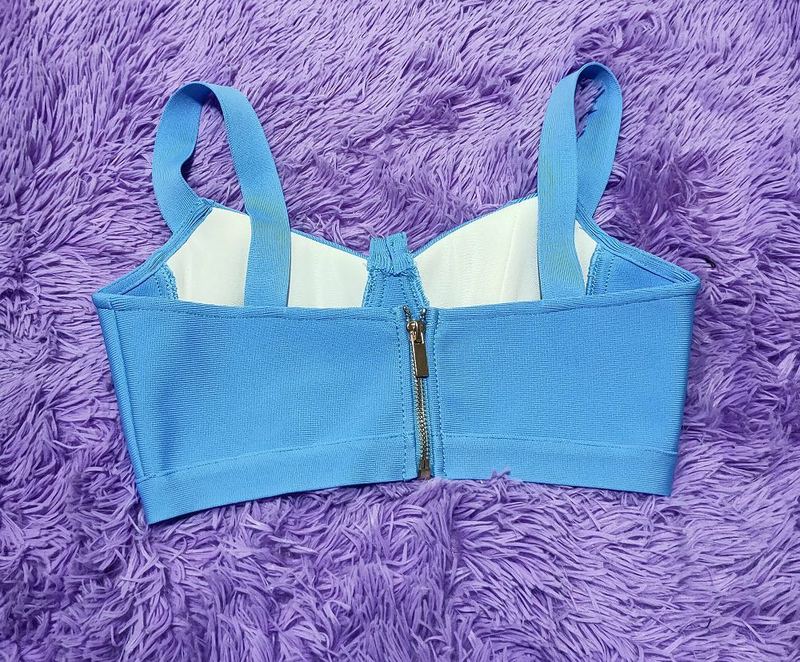 High quality Two Pieces Set Rayon Bandage Set Evening Party Sexy Outfit