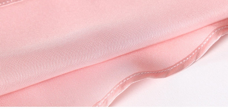100% pure silk nightgowns women Sexy sleepwear Home dresses SILK nightdress SATIN nightie Summer style pink white black