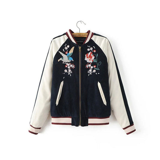 New Winter 2016 embroidery parkas jacket