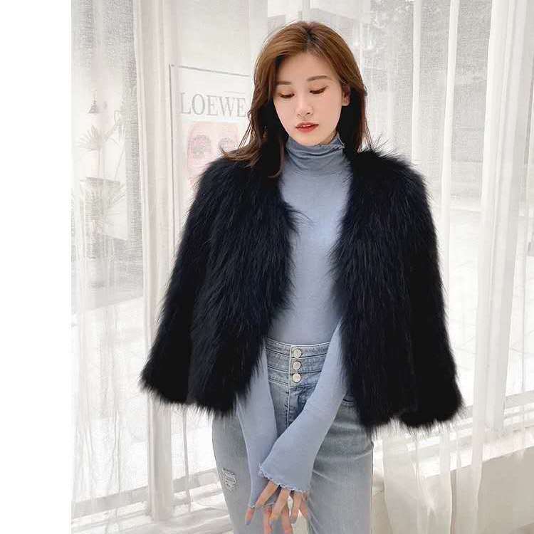 Winter Warm Furry Faux Fur Coat Women 2021 Fashion Solid O Neck Slim Thick Plush Jacket Female Long Sleeve White Short Overcoat